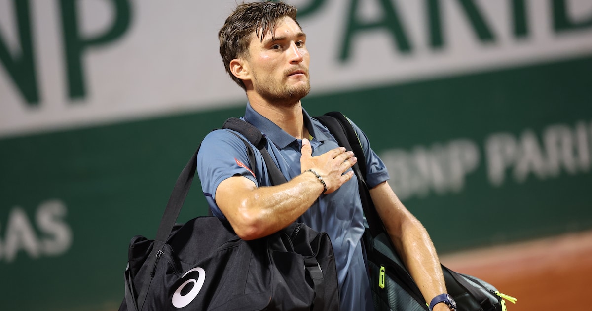 Raphael Collignon maakt balans na nipte uitschakeling Roland Garros ...
