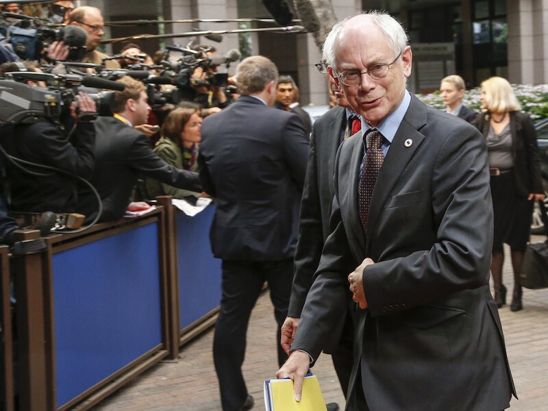 Europees president Herman Van Rompuy.