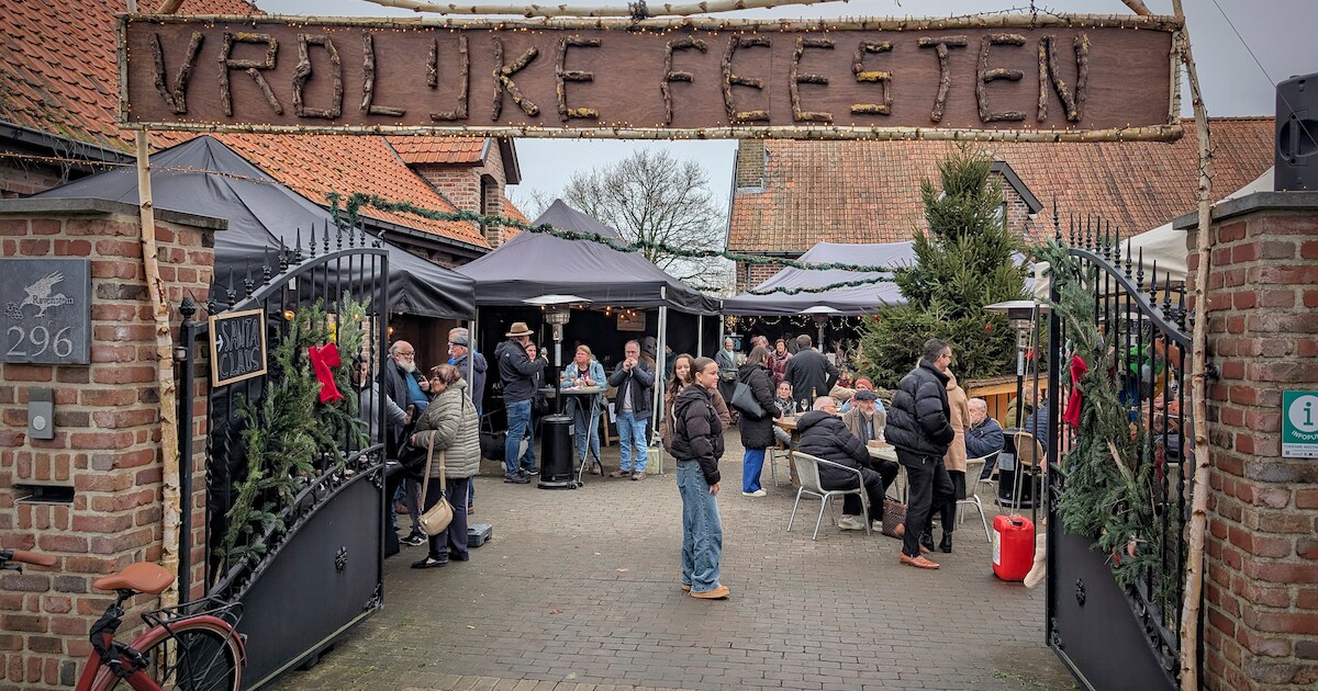 Gezellige drukte op de vierde editie van de Ravenstein Kerstmarkt: “Meer standhouders en meer volk”