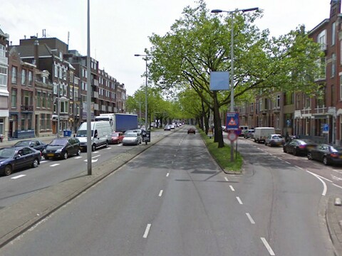 De 's -Gravendijkwal in Rotterdam.