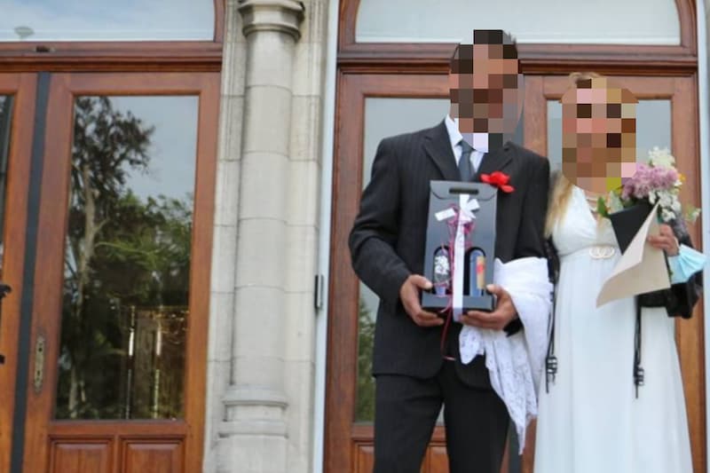 Het koppel trouwde een viertal jaar geleden.