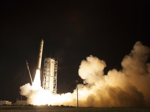 De lancering van de Lunar Atmosphere and Dust Environment Explorer (LADEE)