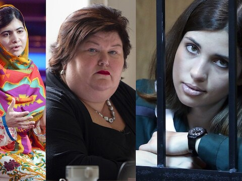 Malala Yousafzai, Maggie De Block, Nadezhda Tolokonnikova