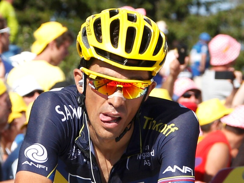 Kopman Alberto Contador had waarschijnlijk gehoopt op een andere prijs.