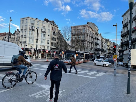 Het incident deed zich voor ter hoogte van de Dansaertstraat.