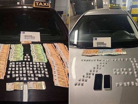 Bij een politieactie op 4 augustus werden 66 porties cocaïne en duizenden euro's cash aangetroffen. Ook de taxi waarin de verdachte zich verplaatste, werd in beslag genomen. , Enkele dagen later sloeg de politie opnieuw toe in Wilrijk. In een taxi werden 73 paxons cocaïne en 835 euro cash aangetroffen. Ook deze taxi werd in beslag genomen.