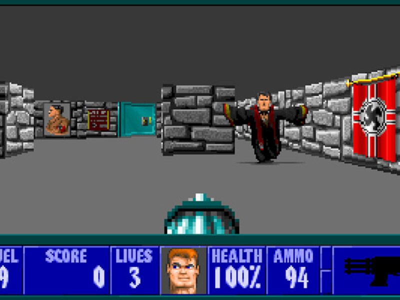 Wolfenstein 3D uit 1992.