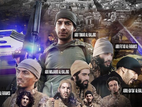 Beeld uit het propagandablad Dabiq van IS
