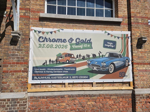 Chrome & Gold van Lions Club Izegem komt er aan.