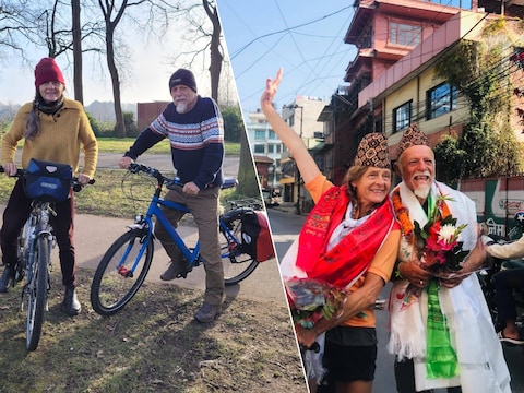 Piet en Ajes fietsten van Westerlo tot Nepal.
