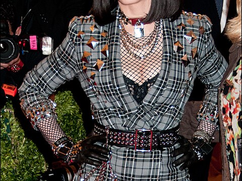 Madonna op het MET Gala in New York.