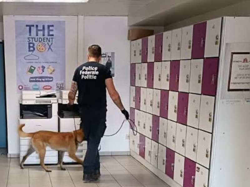 De drugscontrole in Sint-Maria
