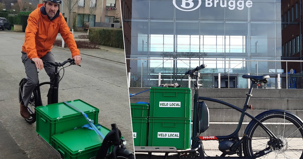 Wim (45) brengt je boodschappen of verhuisdozen met de cargofiets aan huis: “Het aanbod bestond niet