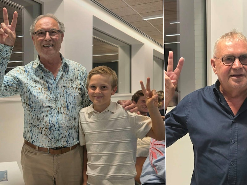 Twee nieuwe raadsleden leggen de eed af, Menno (9) is trots op zijn opa