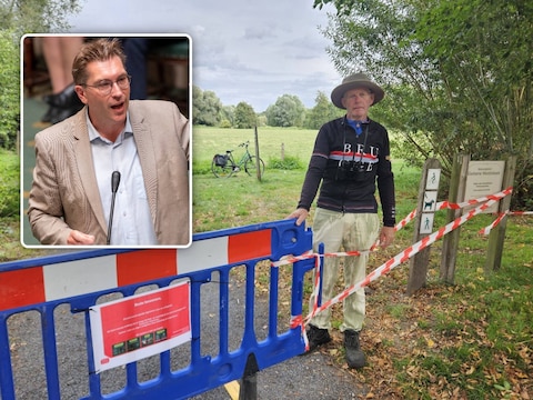 Het pad in Assebroek is afgesloten na meldingen van Aziatische hoornaars. Volgens bevoegd schepen Franky Demon (inzet) is die maatregel nodig omdat de beestjes laag bij de grond gesignaleerd werden.