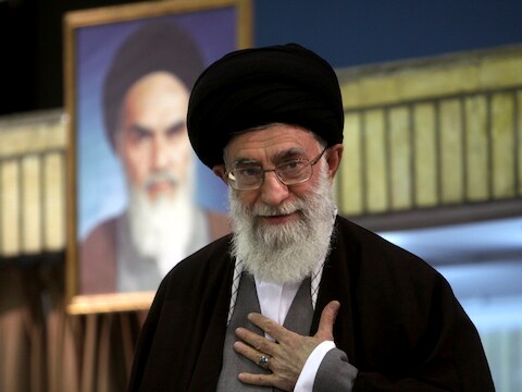 De Iraanse Ayatollah Ali Khamenei