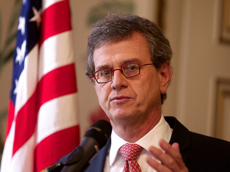 De Amerikaanse ambassadeur Howard Gutman.