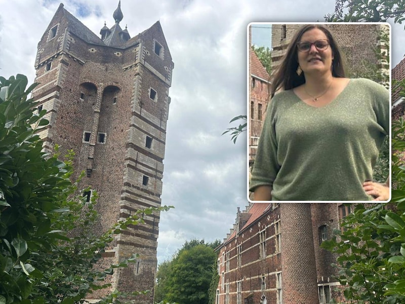 Catherine Ackermans (38) werd geboren op Donjon Ter Heyden en woont er vandaag nog altijd. Ze zet zich al jaren in voor het behoud en de openstelling van het familie-erfgoed. 