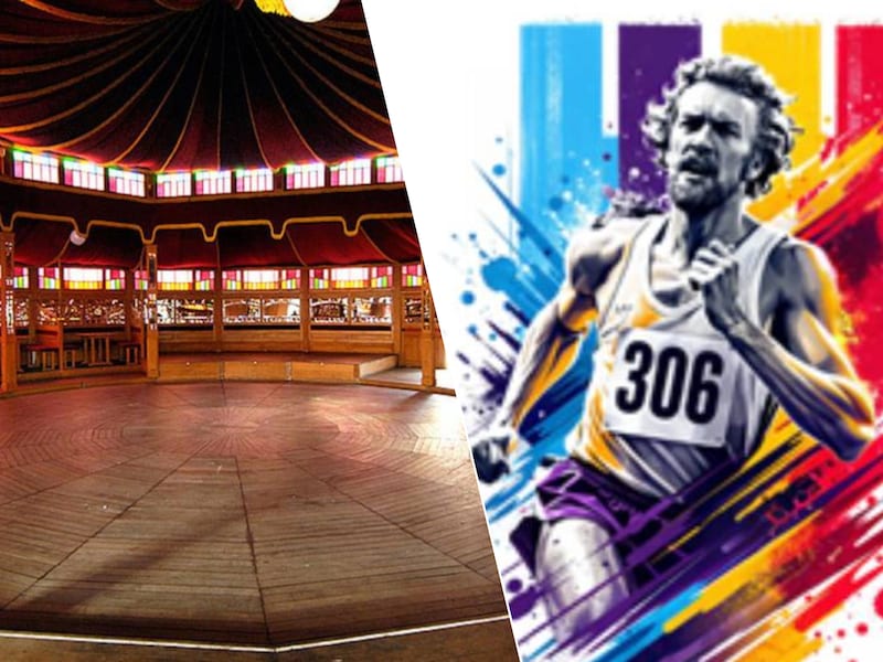 Tal van optredens vinden plaats in de spiegeltent., De halve marathon Ivo Van Damme is zondag het sportieve hoogtepunt van het feestweekend.