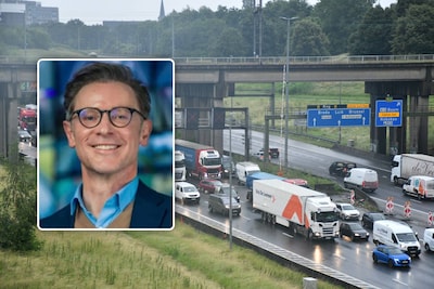 Kennedytunnel weer vrij na ongeval met twee vrachtwagens: “M
