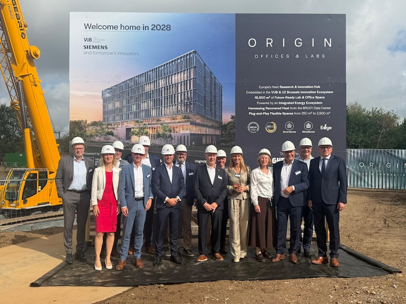 Siemens legt eerste steen van nieuwe Belgische hoofdzetel in Zellik: “Meer dan een nieuw kantoor”