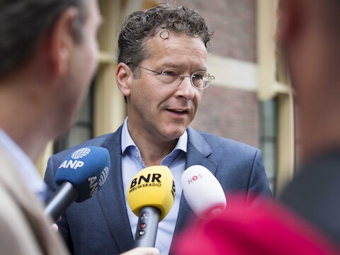 Nederlands minister van Financiën en voorzitter van de Eurogroep Jeroen Dijsselbloem.