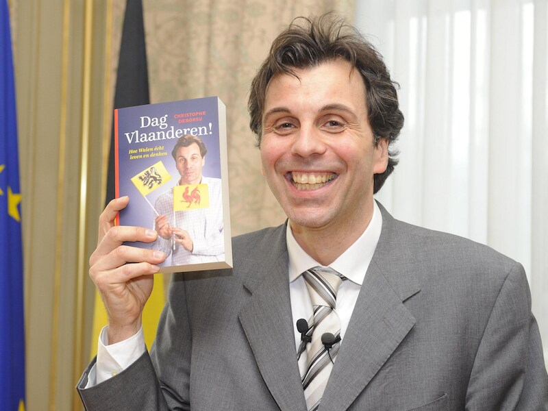 Christophe Deborsu, hier bij de voorstelling van zijn boek 'Dag Vlaanderen' vorig jaar.