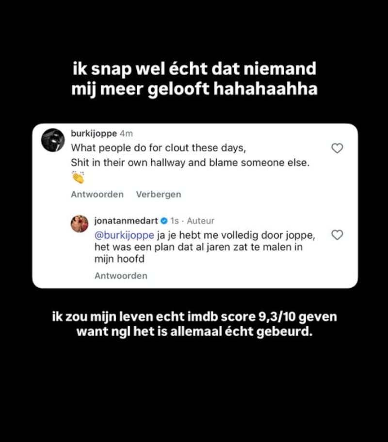 Medart responde a los seguidores escépticos. 