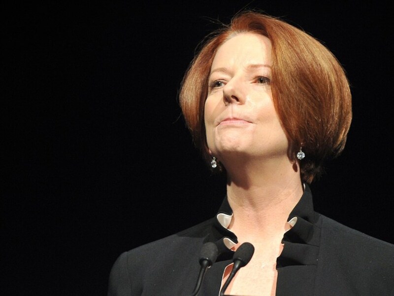 De Australische premier Julia Gillard.