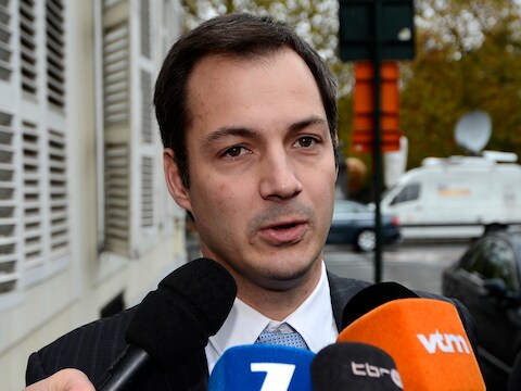 Kersvers minister van Pensioenen Alexander De Croo (Open Vld).