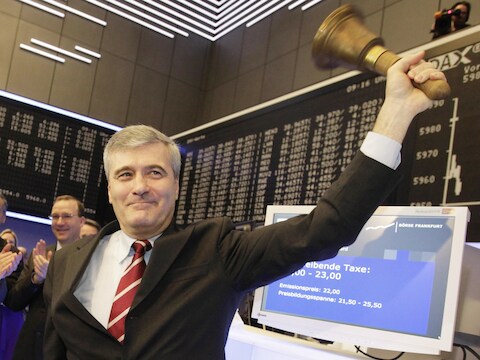 CEO van Kabel Deutschland, Adrian von Hammerstein op 22 maart 2010.