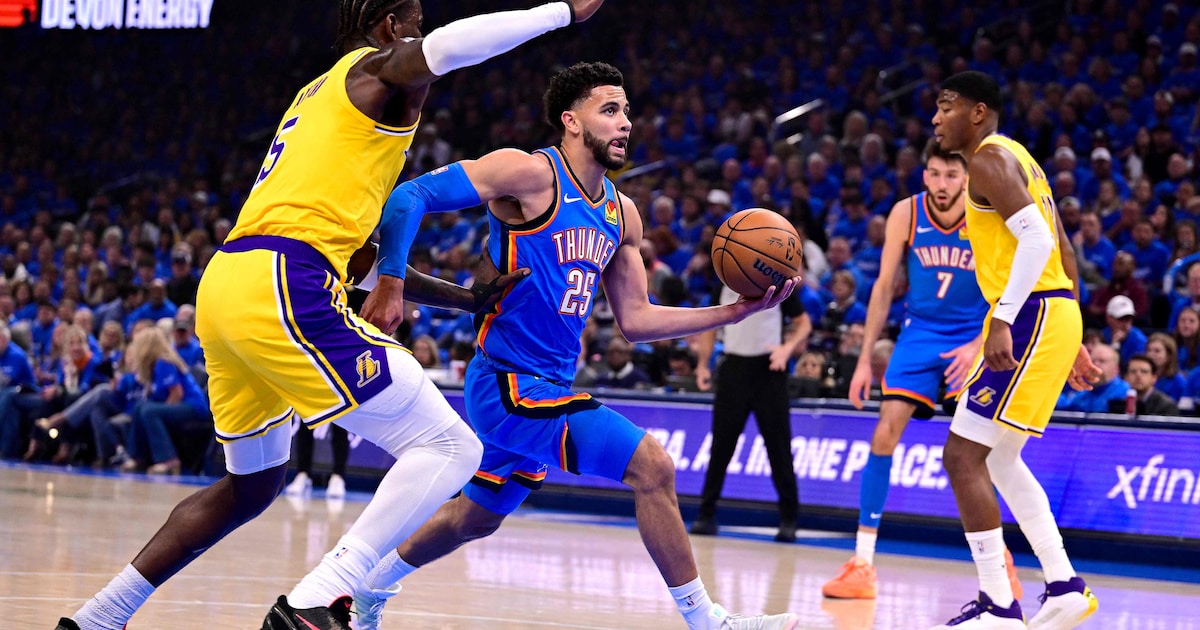 Prima start voor Ajay Mitchell en co: Oklahoma City klopt LA Lakers in eerste duel