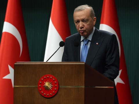 De Turkse president Recep Tayyip Erdogan.