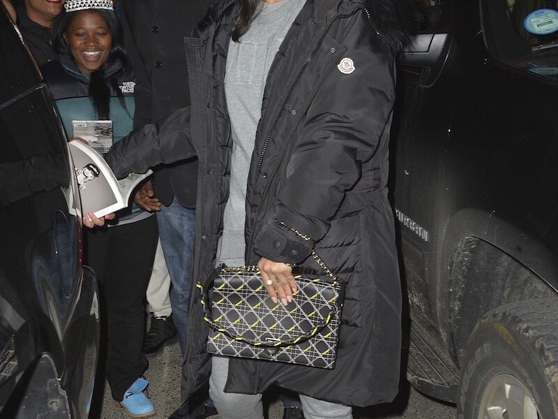 Rihanna en haar slippers