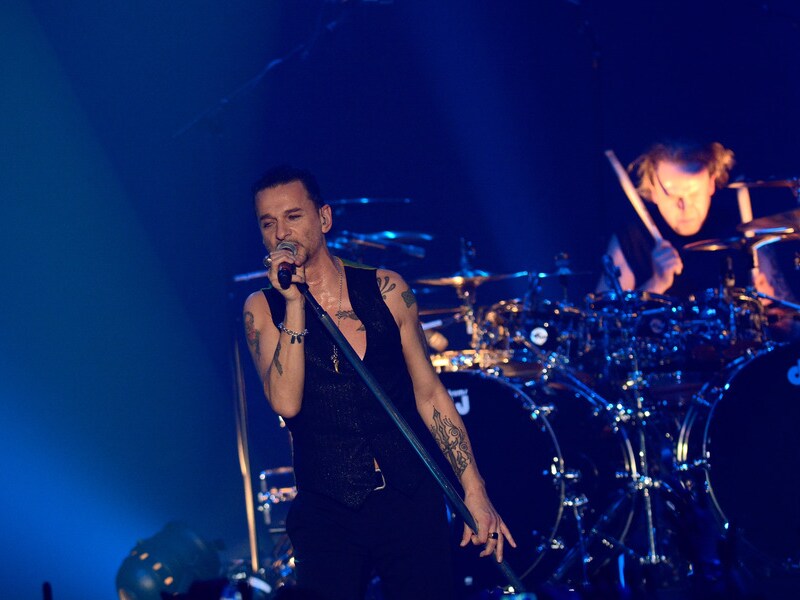 Dave Gahan van Depeche Mode op 24 maart in Wenen.