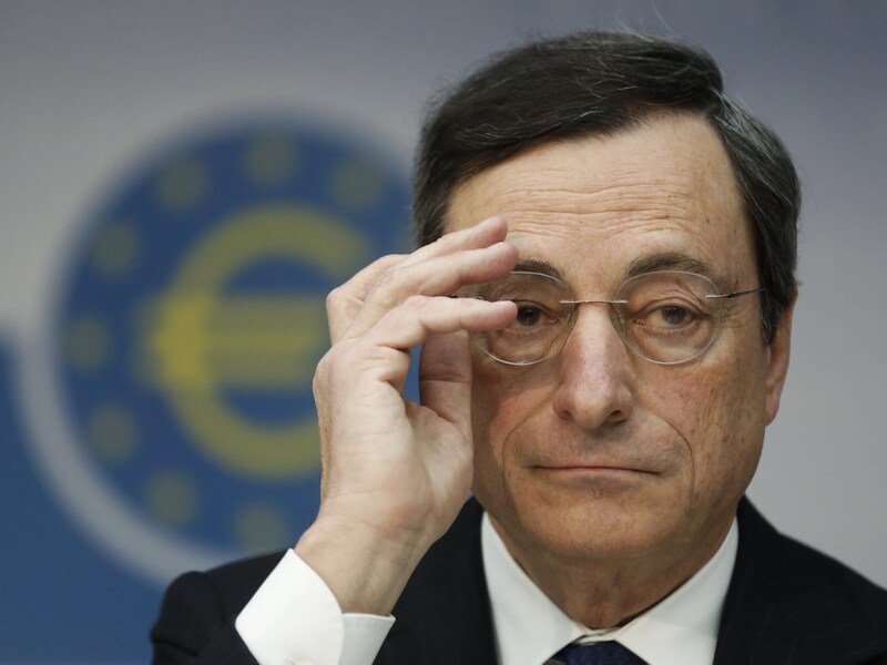 Mario Draghi, voorzitter van de ECB.