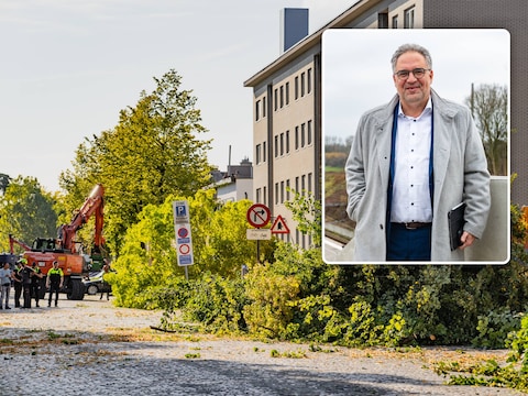 Het dossier zorgde afgelopen zomer in Deurne-Zuid voor hevig buurtprotest, nadat totaal onverwacht tientallen bomen werden gekapt. Inzet: schepen Koen Kennis