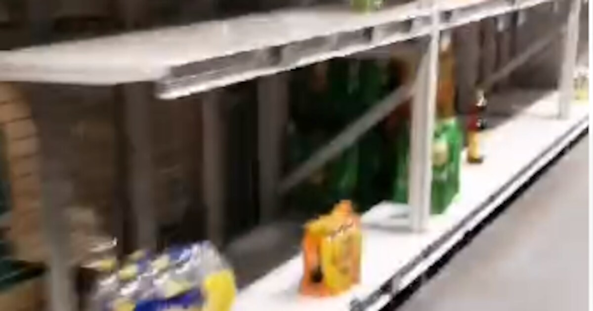 KIJK. Boerenprotesten zorgen ook in Colruyt in Lebbeke voor lege rekken ...