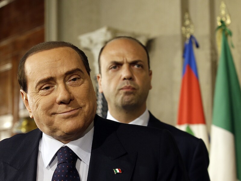 Berlusconi en Angelino Alfano
