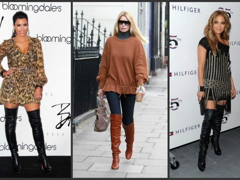 Kim Kardashian, Claudia Schiffer en Jennifer Lopez