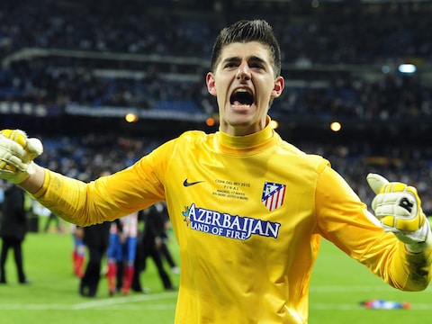 Thibaut Courtois won vorig seizoen de Copa del Rey na winst in de finale tegen Real Madrid.
