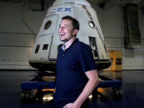 SpaceX-oprichter en visionair Elon Musk.
