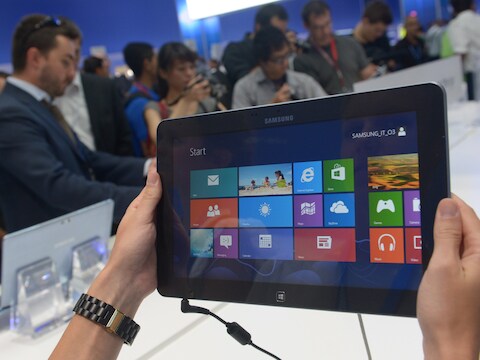 De Samsung Ativ Tab werd vorige zomer voorgesteld samen met de eerste Windows RT-tablets.