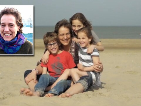 De kinderen, Jasper (9), Suzette (5) en Martijn (11) hopen dat hun moeder nog lang bij hen mag blijven.