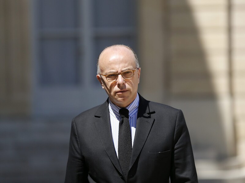 Franse minister van Binnenlandse Zaken Bernard Cazeneuve.