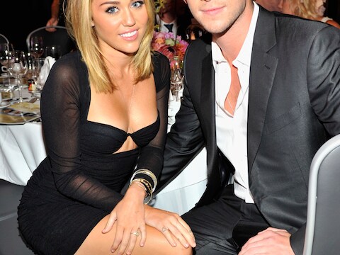 Miley Cyrus met acteur Liam Hemsworth in 2012.
