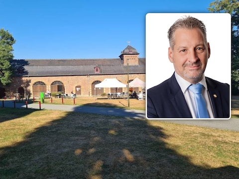 Geraardsbergen: De evenementenweide aan Het Koetshuis wordt een fanzone voor de Rode Duivels., Inzet: Johan Sirejacobs (Vlaams Belang).