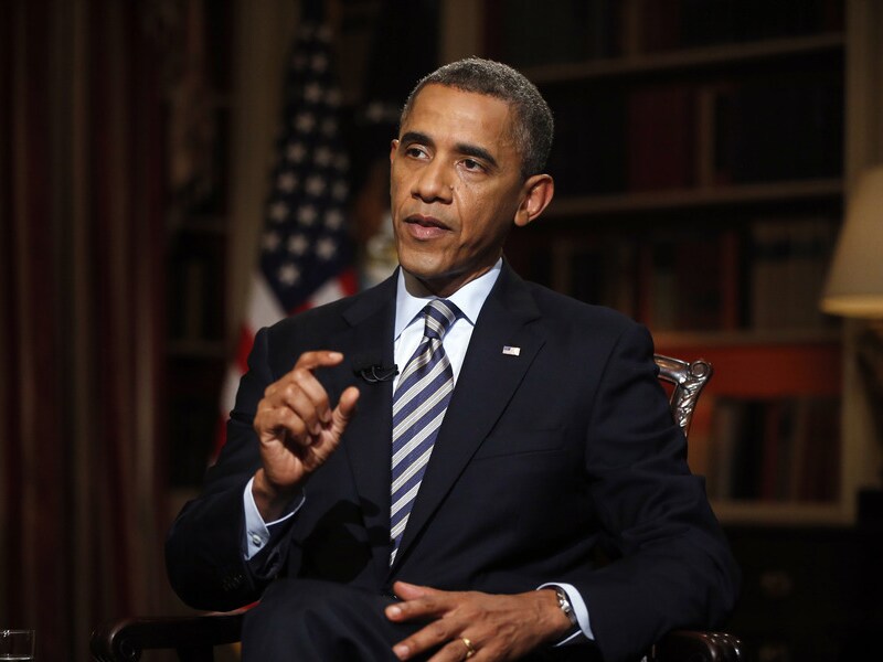 De Amerikaanse president Barack Obama