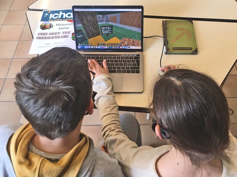Met games gaat de leerstof er spelenderwijs in.