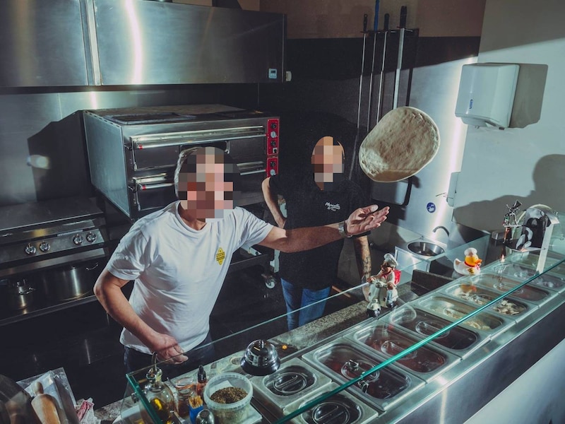 Pizzabakkers en broers Marcello N. en Giuseppe N. werden opgepakt in het onderzoek naar de Italiaanse 'Ndrangheta-maffia.